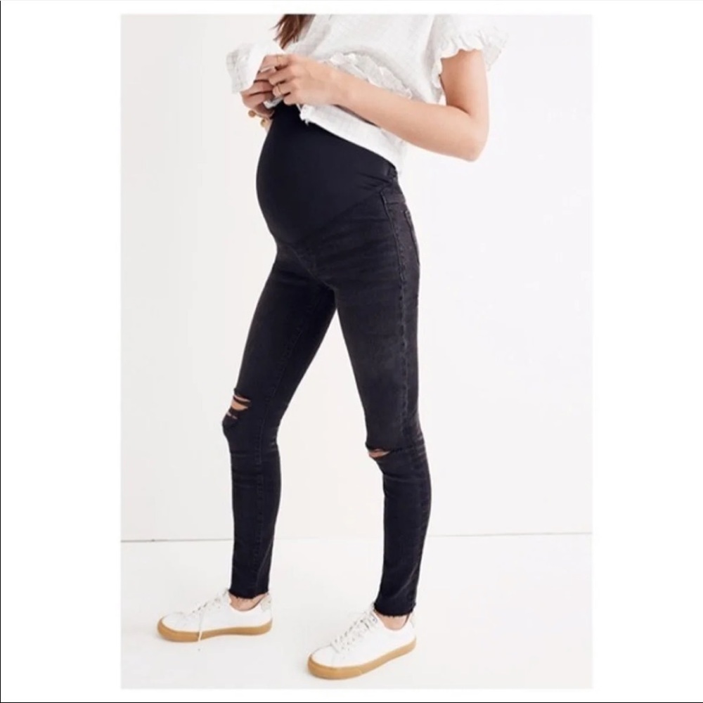 Madewell skinny maternity jeans